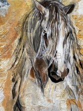 Lade das Bild in den Galerie-Viewer, Gemälde weißes Pferd
