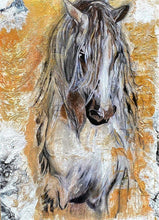 Lade das Bild in den Galerie-Viewer, Gemälde weißes Pferd
